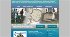 Desktop Screenshot of grasshoppergardenandpatio.com